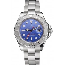Imitation Swiss Rolex Yacht-Master Blue Dial Stainless Steel Case And Bracelet
