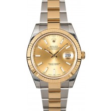 Luxury Factory Stickers Rolex Datejust 126333 Two-Tone Oyster JW0217