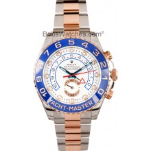 Replica Rolex Yachtmaster 2 Rose Gold w/ Stickers JW2591