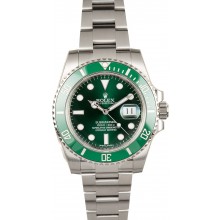 Rolex Submariner Green 116610V Hulk - Factory Stickers JW2494