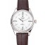 AAAAA Copy Rolex Cellini White Dial Stainless Steel Case Brown Leather Strap 622839