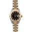 High Quality Rolex Ladies Datejust 69173 Black Diamond Dial JW0471