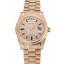 Hot Fake Swiss Rolex Day Date Yellow Gold Full Diamond Pave