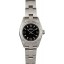 Ladies Rolex Oyster Perpetual 76030 Black Dial JW0342