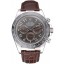 Replica AAAAA Rolex Cosmograph Daytona Stainless Steel Case Grey Racing Dial Leather Bracelet 622632