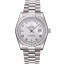 Rolex Day-Date Polished Stainless Steel Silver Dial