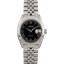 Rolex OysterDate 6694 Black Roman Dial JW2279