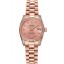 Swiss Rolex DateJust Rose Gold Dial Diamond Case Rose Gold Bracelet 1453977