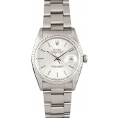 Best Quality Fake Steel Rolex DateJust 16220 JW2604