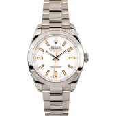 Best Rolex Milgauss 116400WSO White Dial JW2213