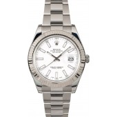 Cheap Rolex Datejust 116334 White Luminescent Dial JW1804