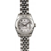 Imitation Best Rolex Lady Datejust 179160 Rhodium Roman JW0530