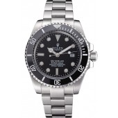 Imitation Rolex Sea Dweller Black Dial Stainless Steel Case And Bracelet 622837