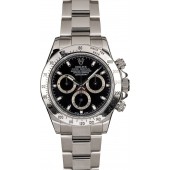 Imitation Rolex Steel Daytona 116520 Black Dial TT JW2393