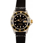 Imitation Rolex Submariner 16803 Leather Strap JW2469