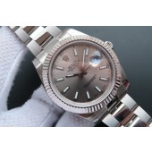 Rolex DateJust II Fluted Bezel Gray Dial Bracelet Rolex WJ01375