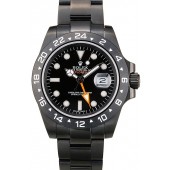 Rolex Explorer Black Ceramic Bezel Black Dial Tachymeter 2385