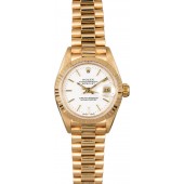 Rolex Ladies Datejust 69178 White Index Dial JW0478