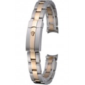 Rolex Plated Rose Gold and Stainless Steel Link Bracelet 622489