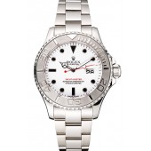 Rolex Yacht-Master White Dial Stainless Steel Case And Bracelet