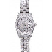 Swiss Rolex DateJust Diamond Dial Stainless Steel 622022