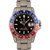 Vintage 1966 Rolex GMT-Master 1675 Pepsi Bezel JW2826